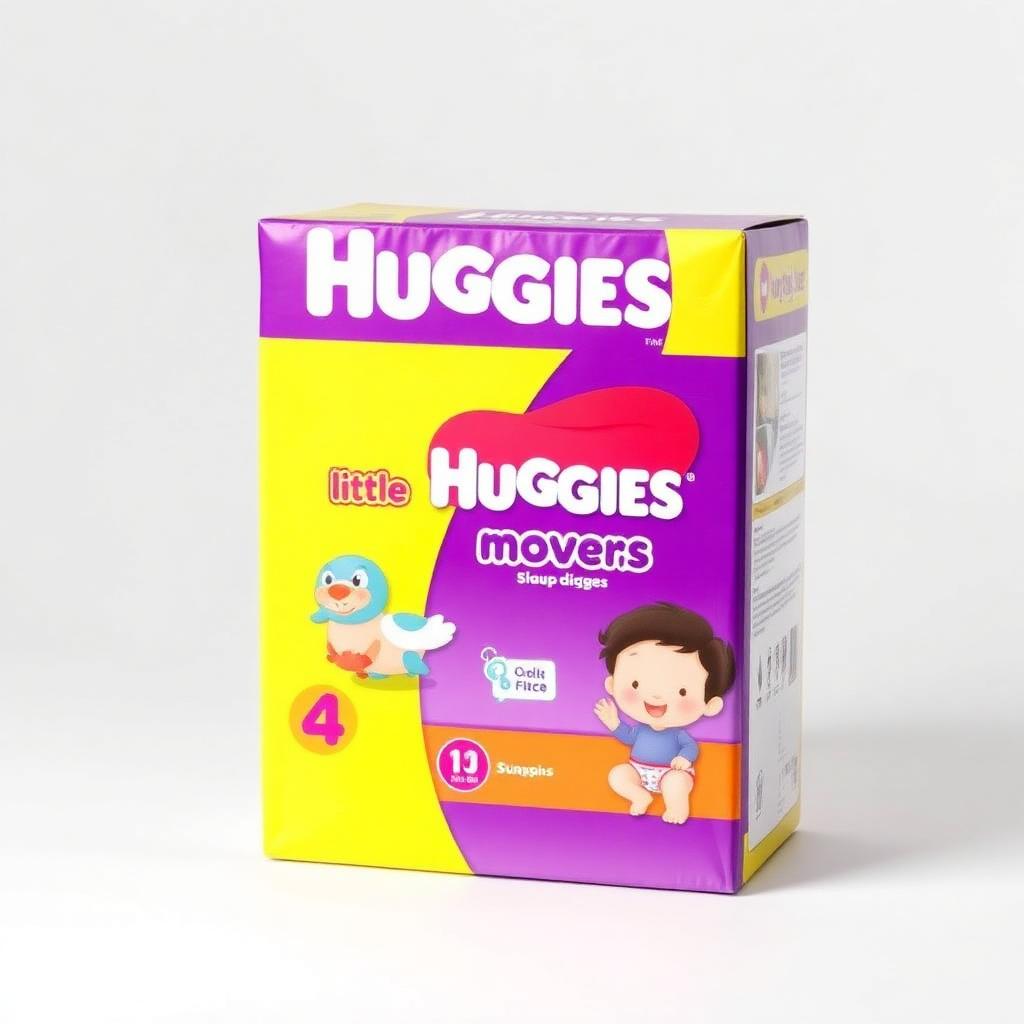 Huggies Little Movers Diapers Size 4 — 108 count