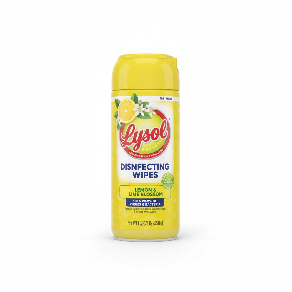 Lysol Disinfecting Wipes Lemon & Lime Blossom — 80 wipes