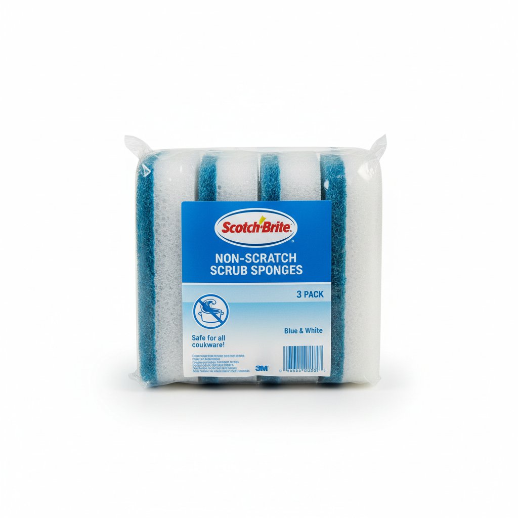 Scotch-Brite Non-Scratch Scrub Sponge — 3 pack