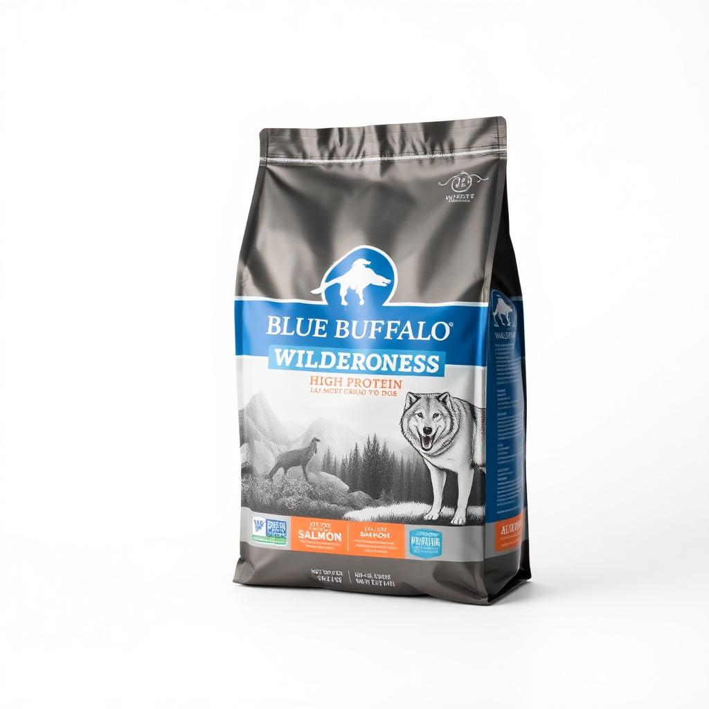 Blue Buffalo Wilderness High Protein Salmon Dry Dog Food — 24 lb bag