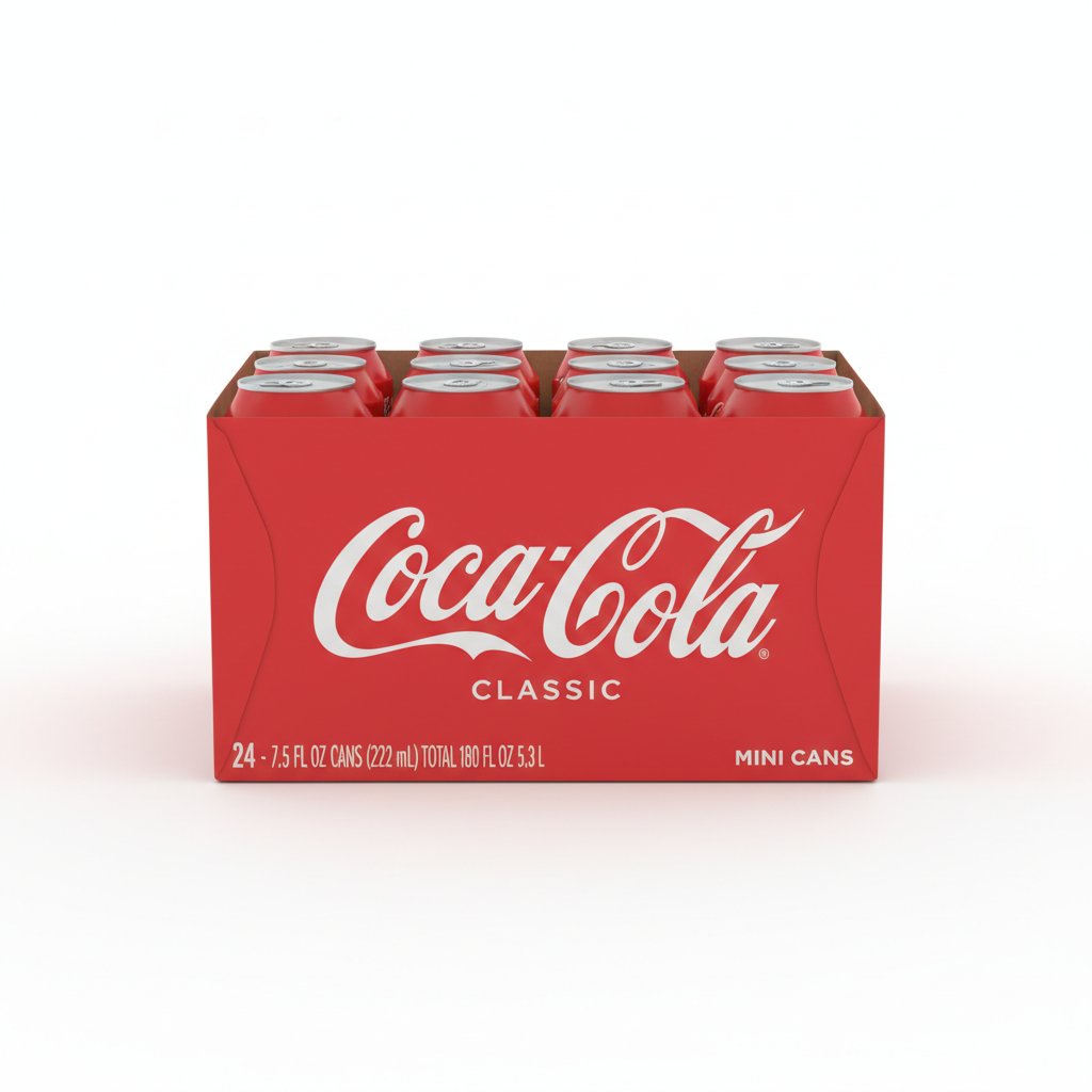 Coca-Cola Coca-Cola Classic Mini Cans — 7.5 fl oz × 24 pack