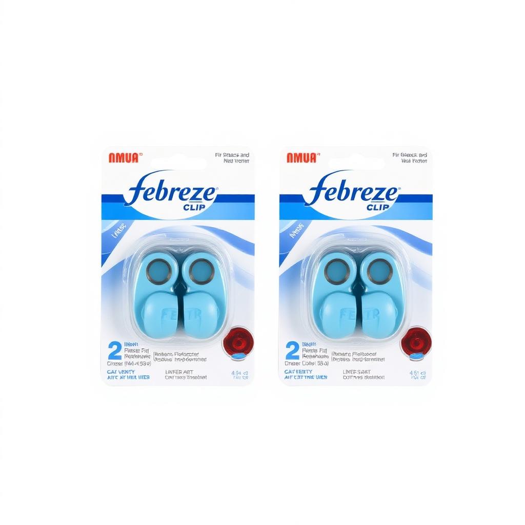 Febreze Car Vent Clip Linen & Sky — 2 clips