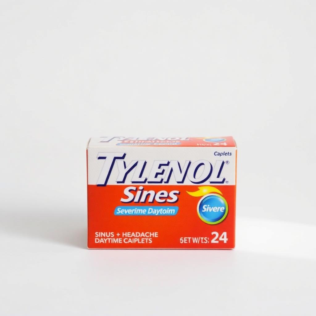 Tylenol Sinus + Headache Severe Daytime Caplets — 24 count