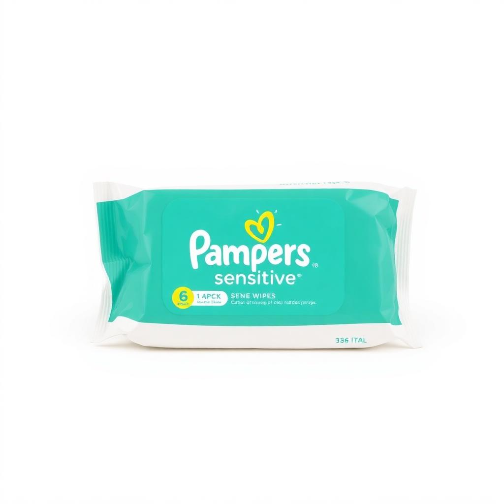 Pampers Sensitive Baby Wipes — 6 packs × 56 wipes (336 total)