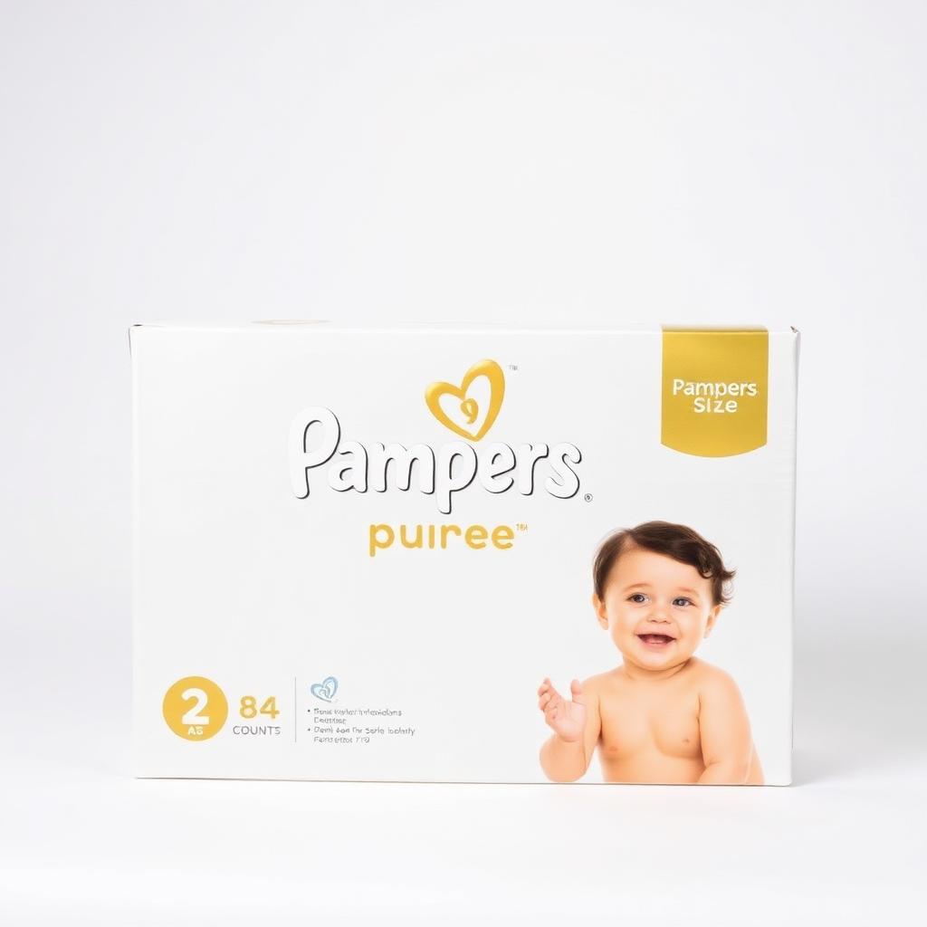 Pampers Pure Protection Diapers Size 2 — 84 count