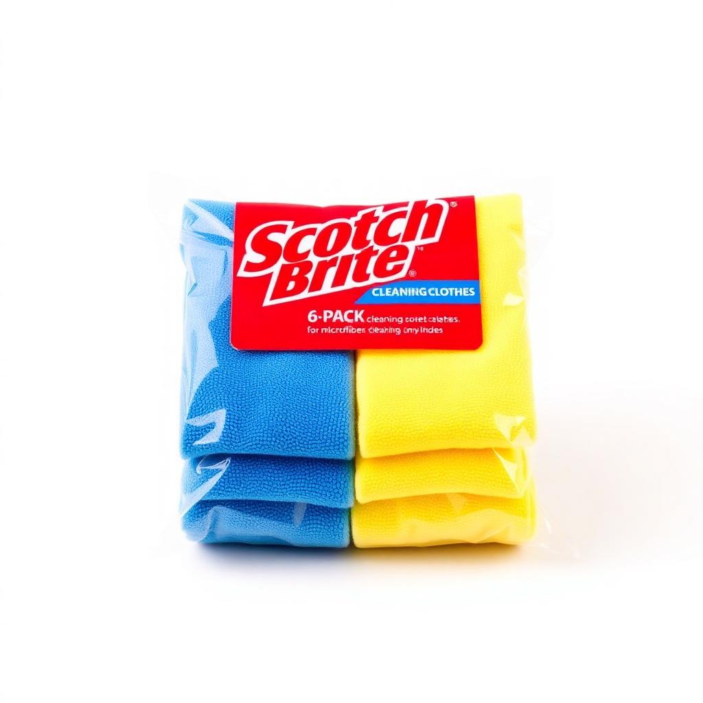 Scotch-Brite Microfiber Cleaning Cloths — 6 pack