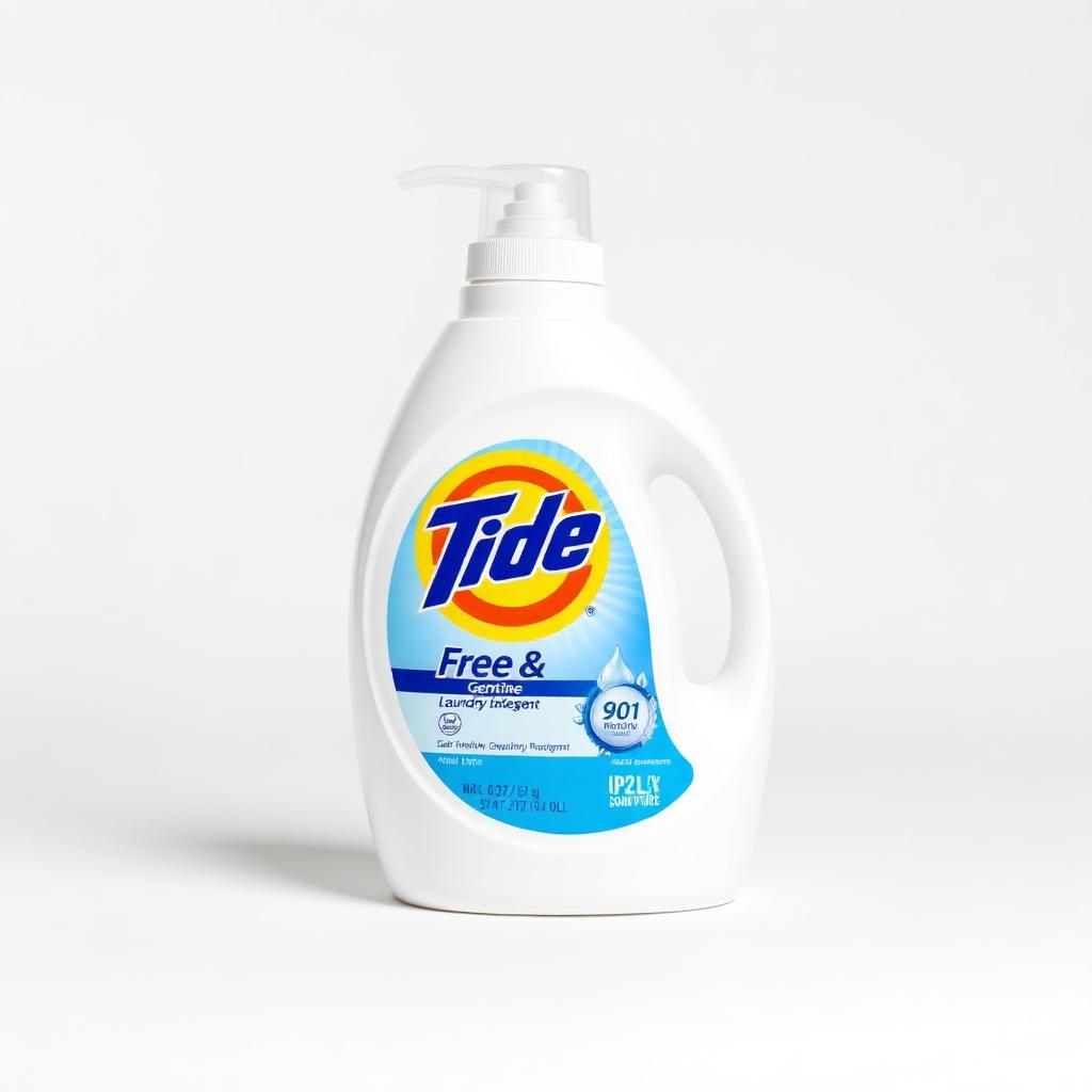 Tide Free & Gentle Liquid Detergent — 92 fl oz (64 loads)