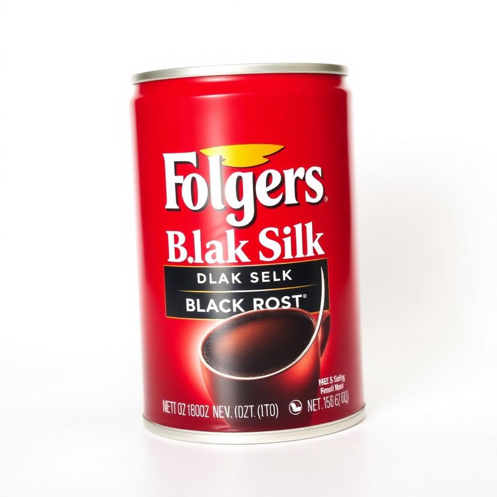Folgers Black Silk Dark Roast Ground — 24.2 oz can