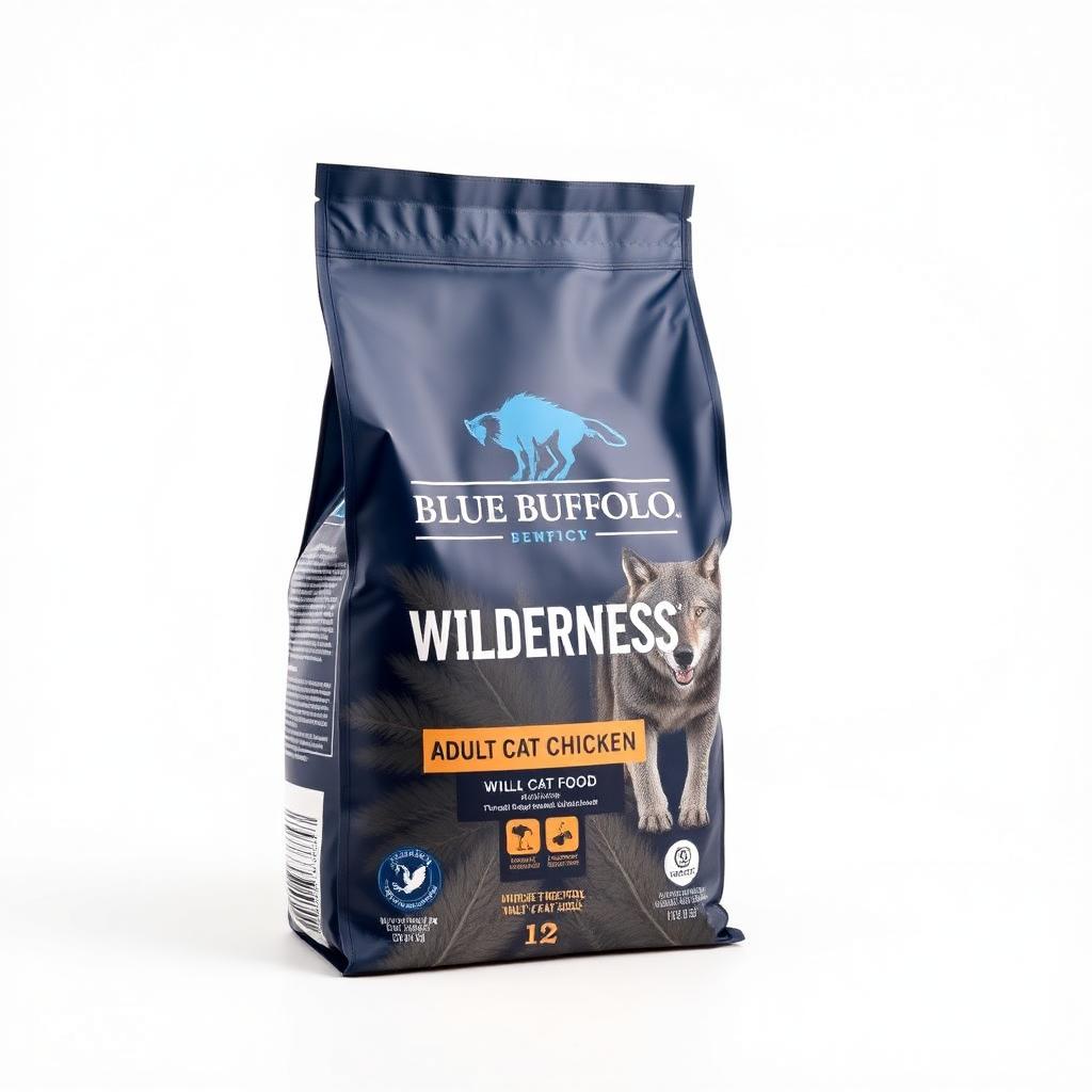 Blue Buffalo Wilderness Adult Cat Chicken Dry Cat Food — 11 lb bag