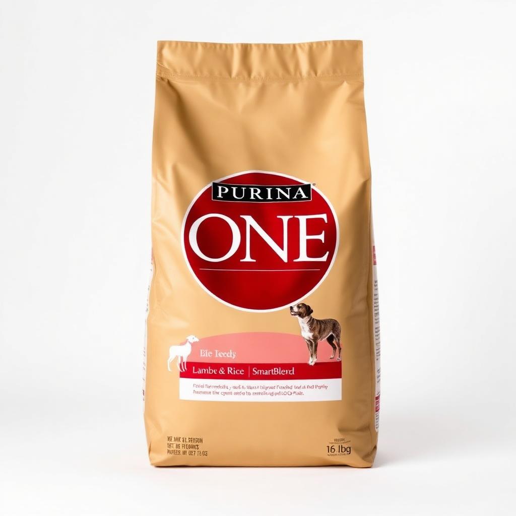 Purina ONE SmartBlend Lamb & Rice Dry Dog Food — 16.5 lb bag